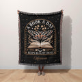 Personalized Book Lover Blanket