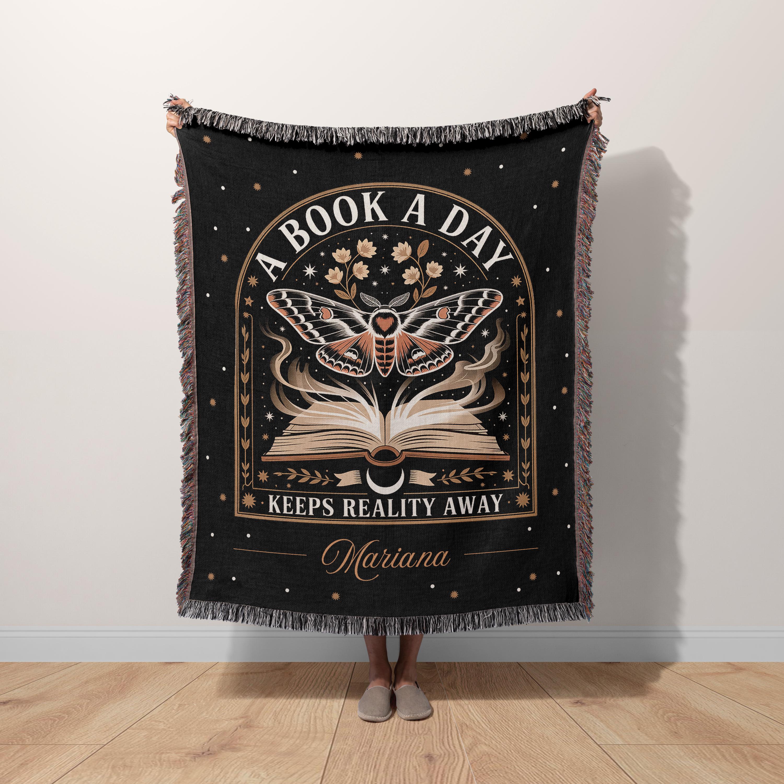 Personalized Book Lover Blanket