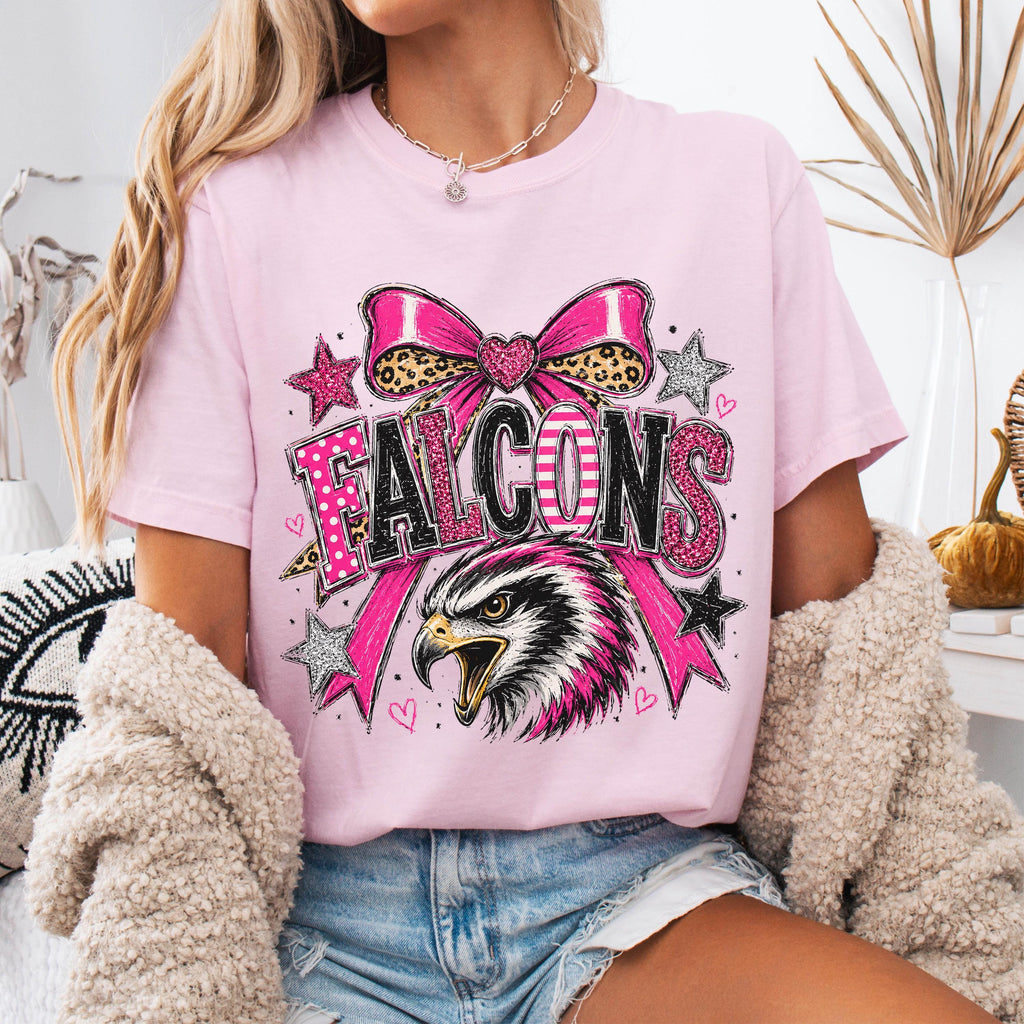 Preppy Falcons Mascot Shirt