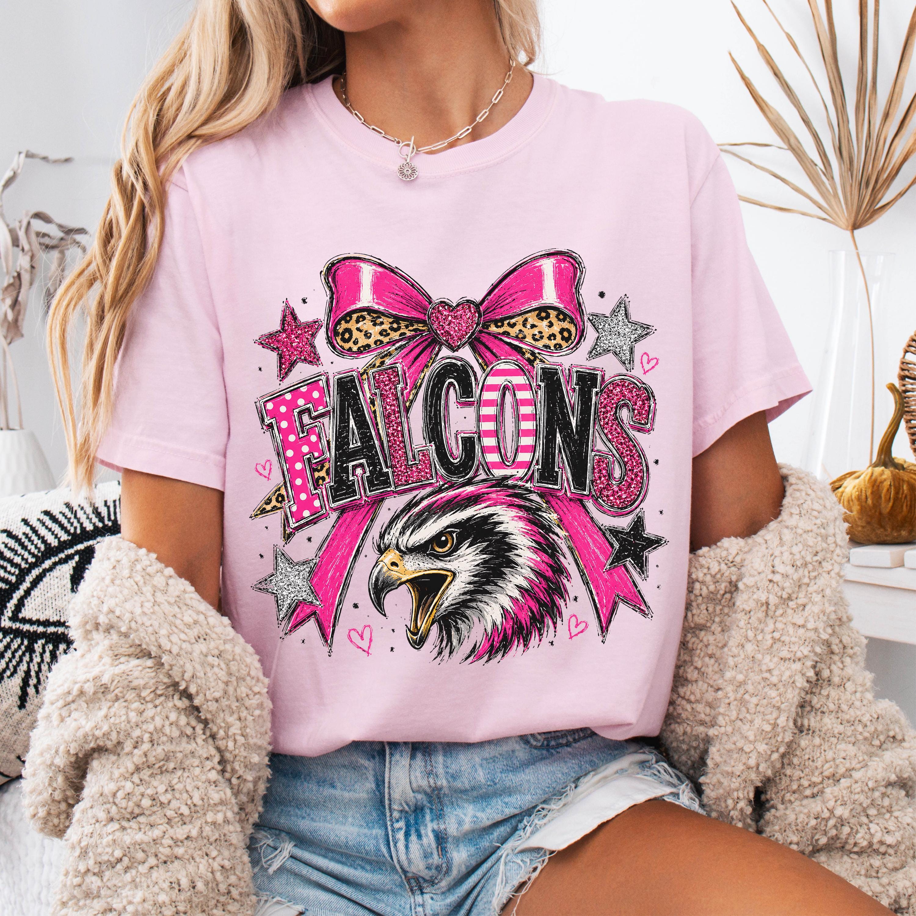 Preppy Falcons Mascot Shirt
