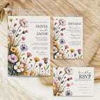 Wildflower Wedding Invitation Suite