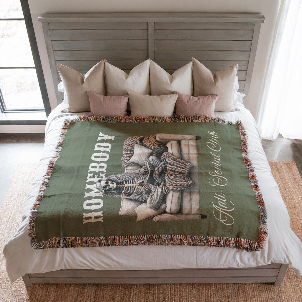 Homebody Anti Social Club Blanket