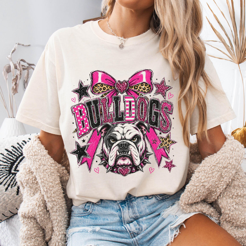Preppy Bulldogs Mascot Shirt