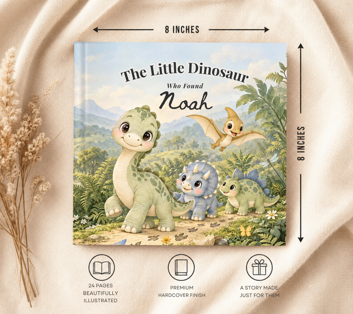 Personalized Dinosaur Story Book