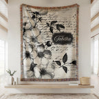 Personalized Name Woven Blanket for Her
