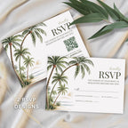 Tropical Wedding Invitation Set