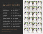 Wedding Wine Bottle Label Set