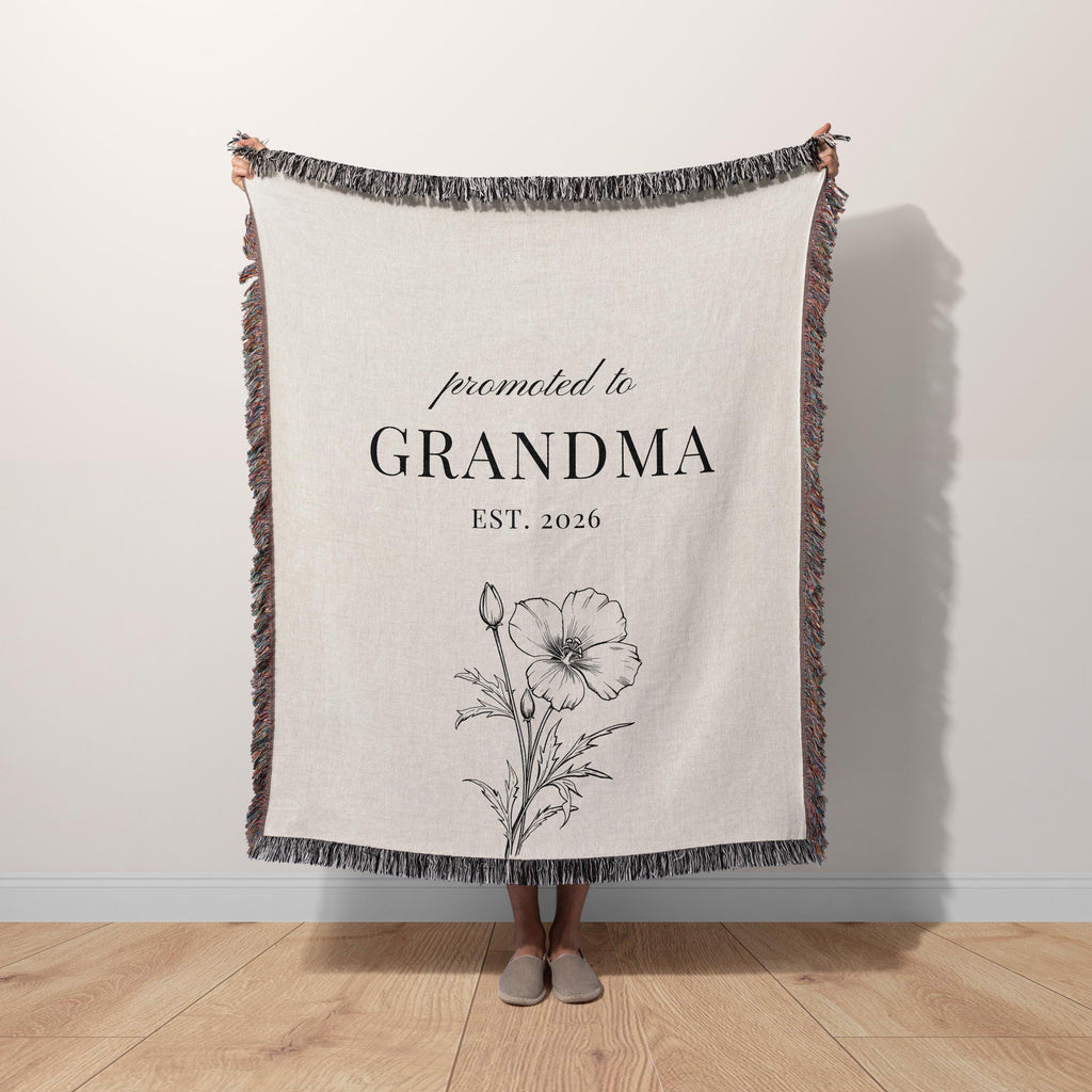 Promoted to Grandma Blanket