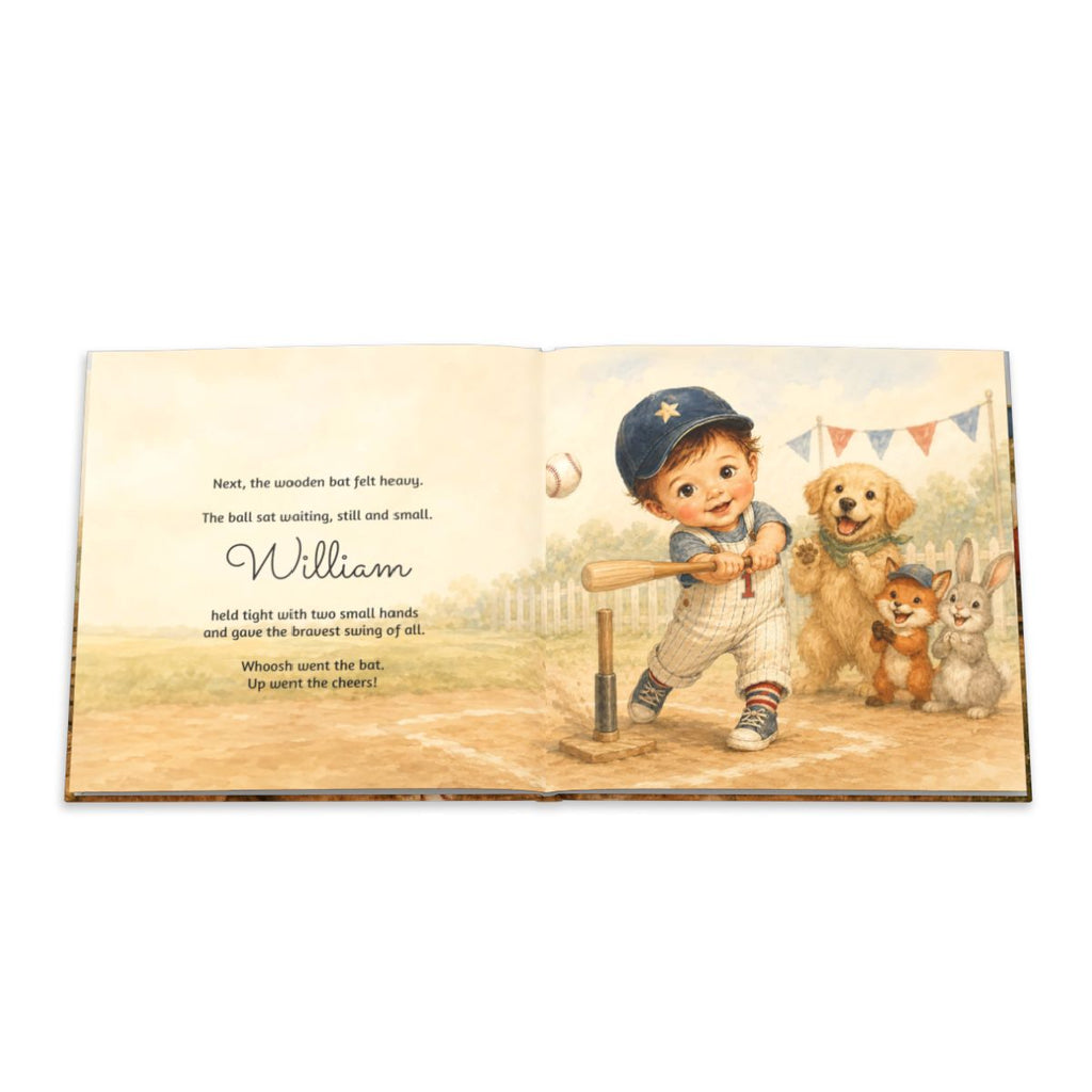 Personalized Rookie of the Year First Birthday Book