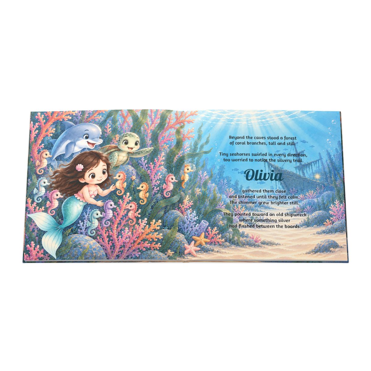 Personalized Mermaid Birthday Book