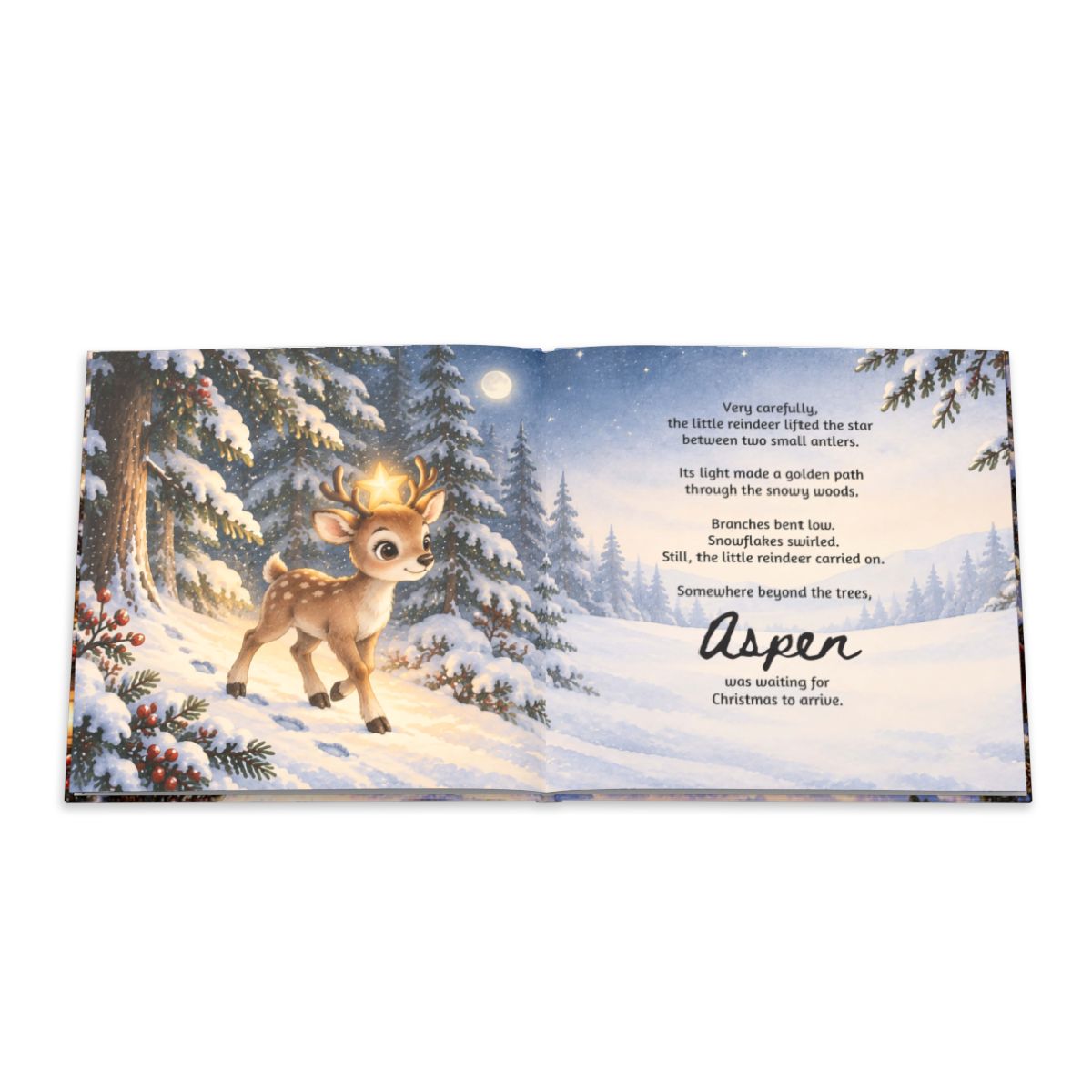 The Little Reindeer Who Found You, Personalized Christmas Book