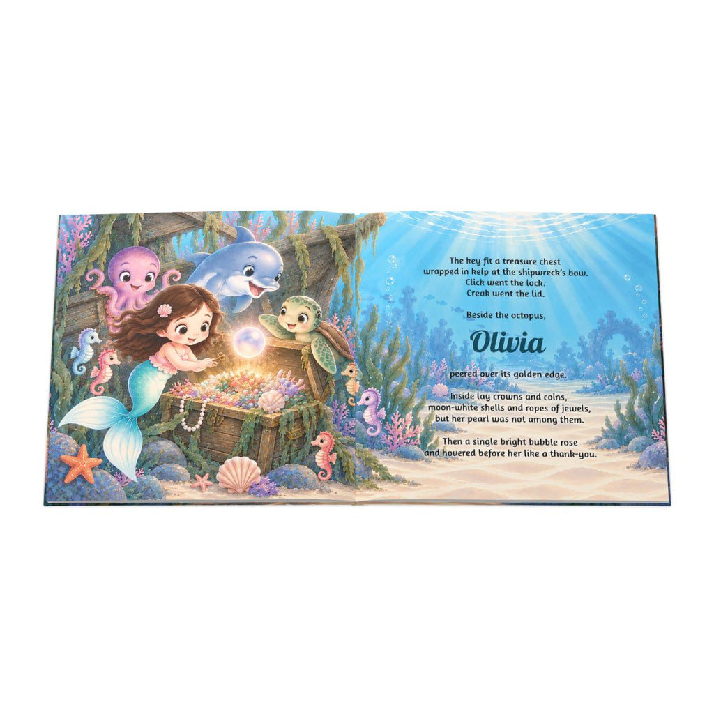 Personalized Mermaid Birthday Book