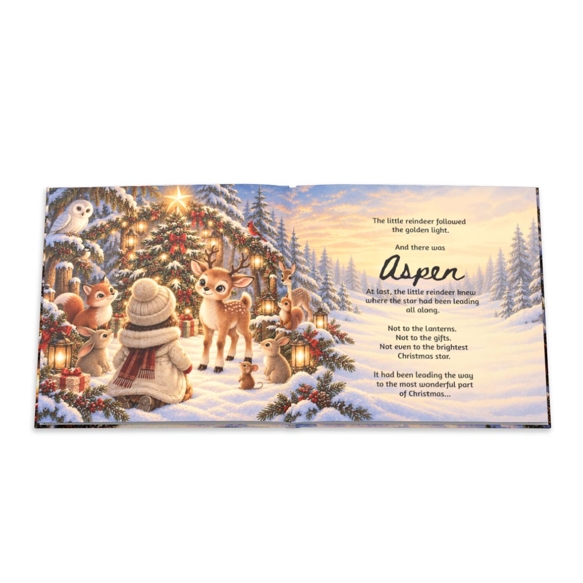 The Little Reindeer Who Found You, Personalized Christmas Book