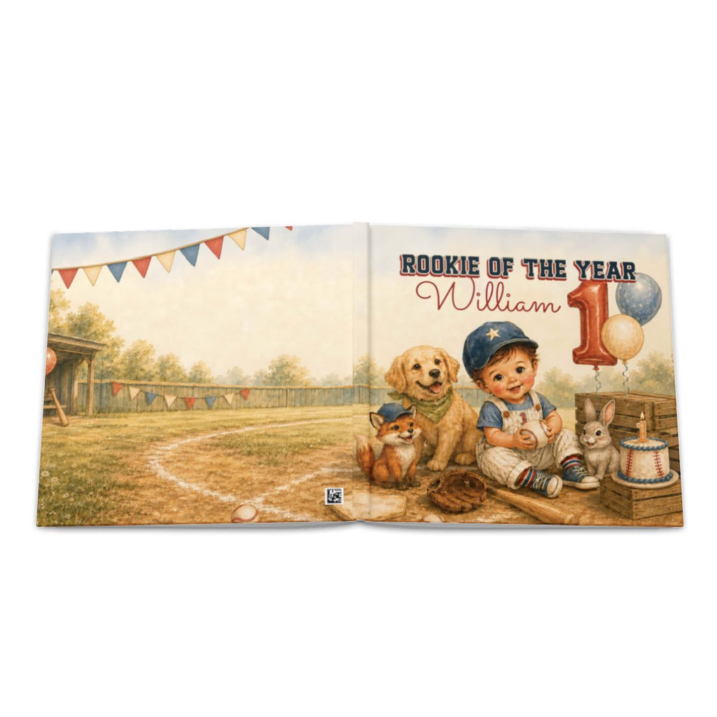 Personalized Rookie of the Year First Birthday Book