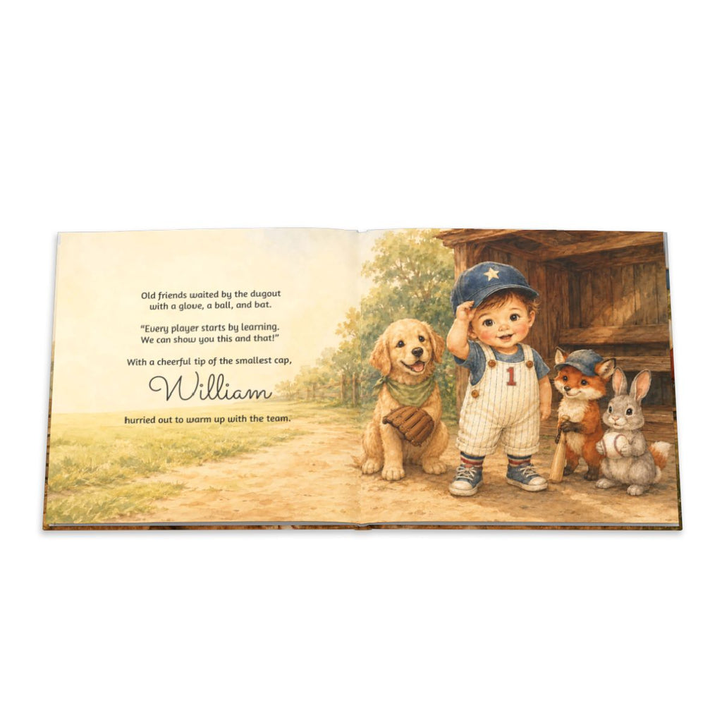 Personalized Rookie of the Year First Birthday Book