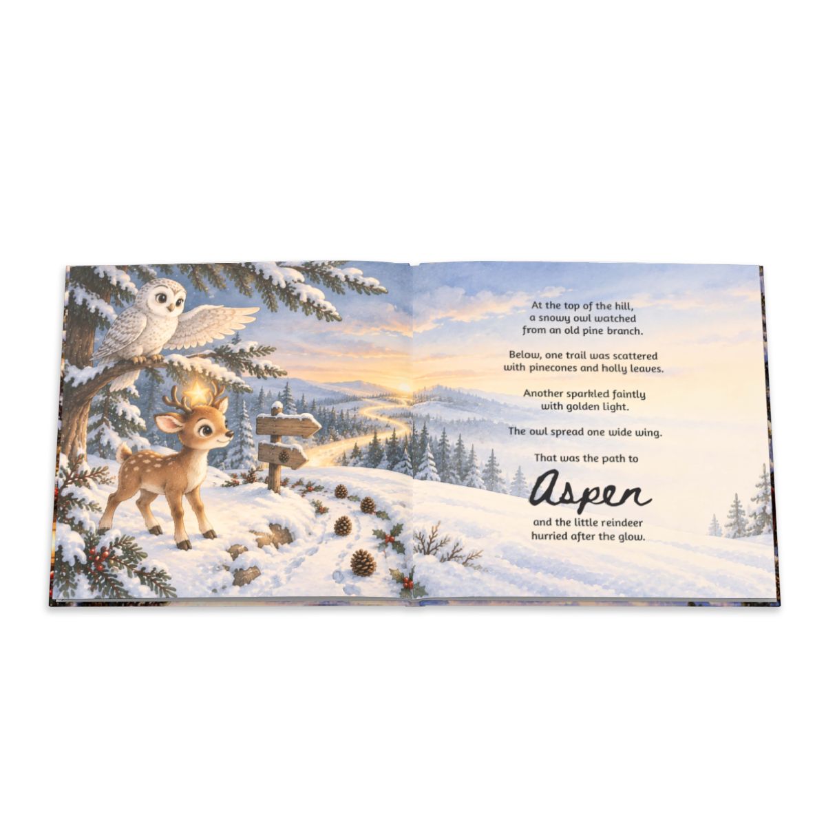 The Little Reindeer Who Found You, Personalized Christmas Book