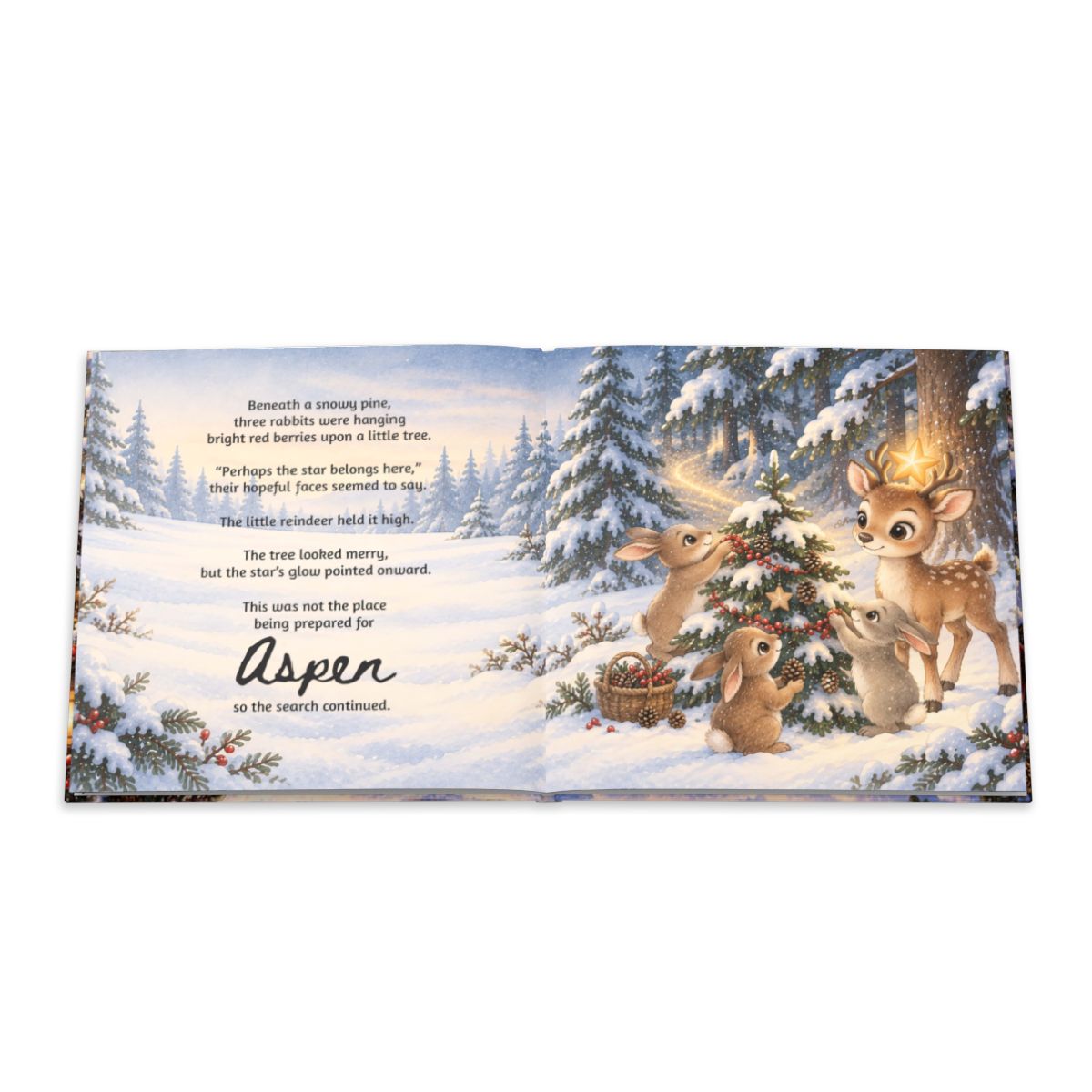 The Little Reindeer Who Found You, Personalized Christmas Book