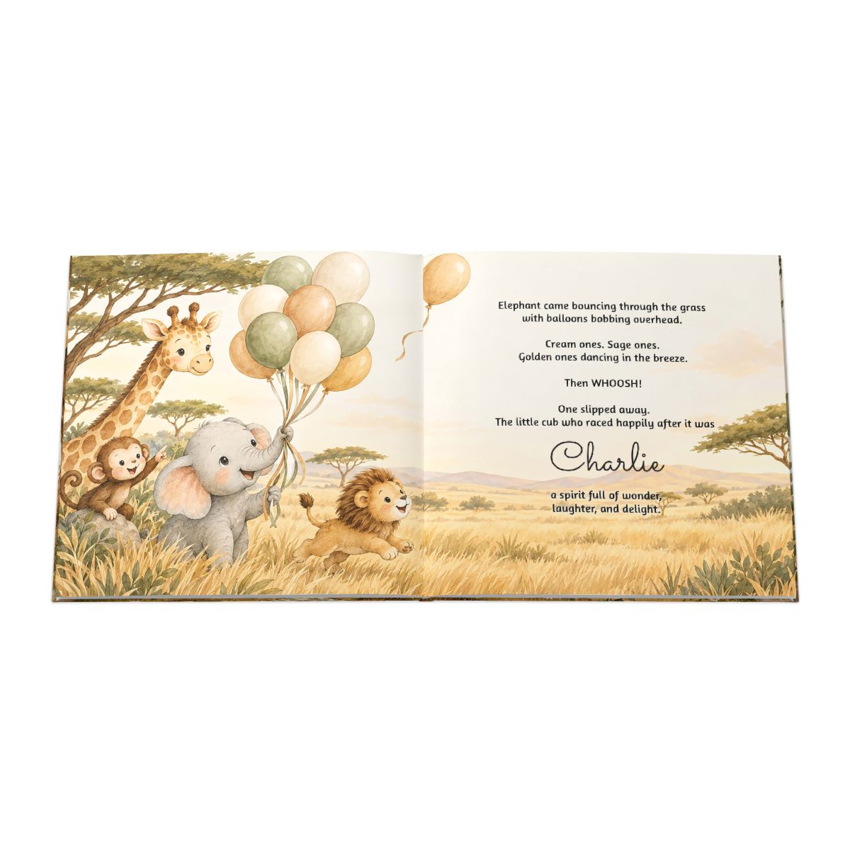 Personalized TWO Wild Second Birthday Book