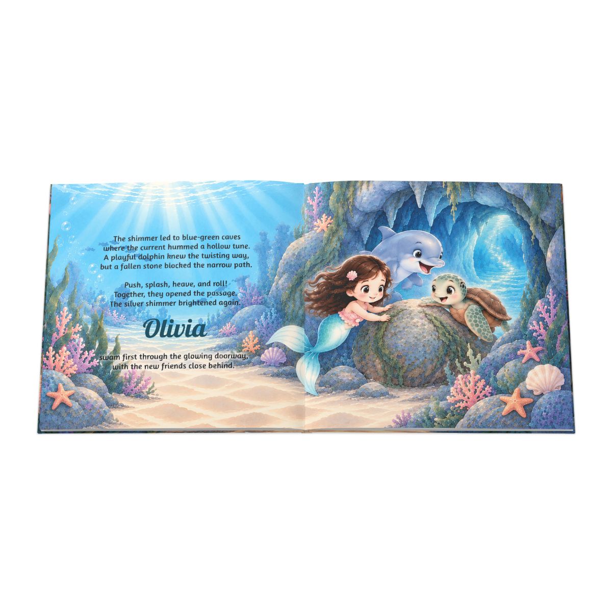Personalized Mermaid Birthday Book
