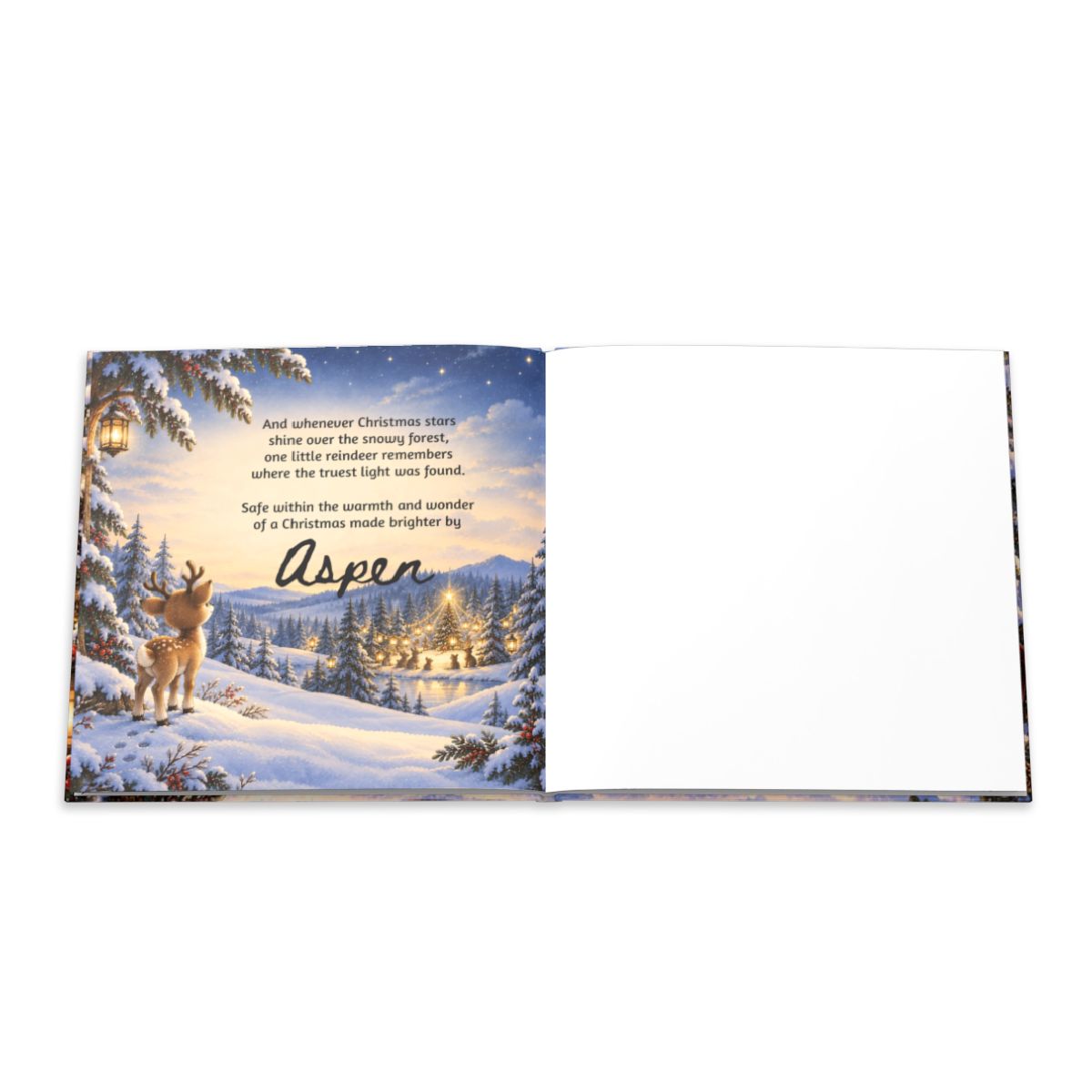 The Little Reindeer Who Found You, Personalized Christmas Book