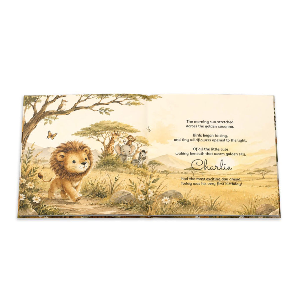 Personalized Wild One First Birthday Book