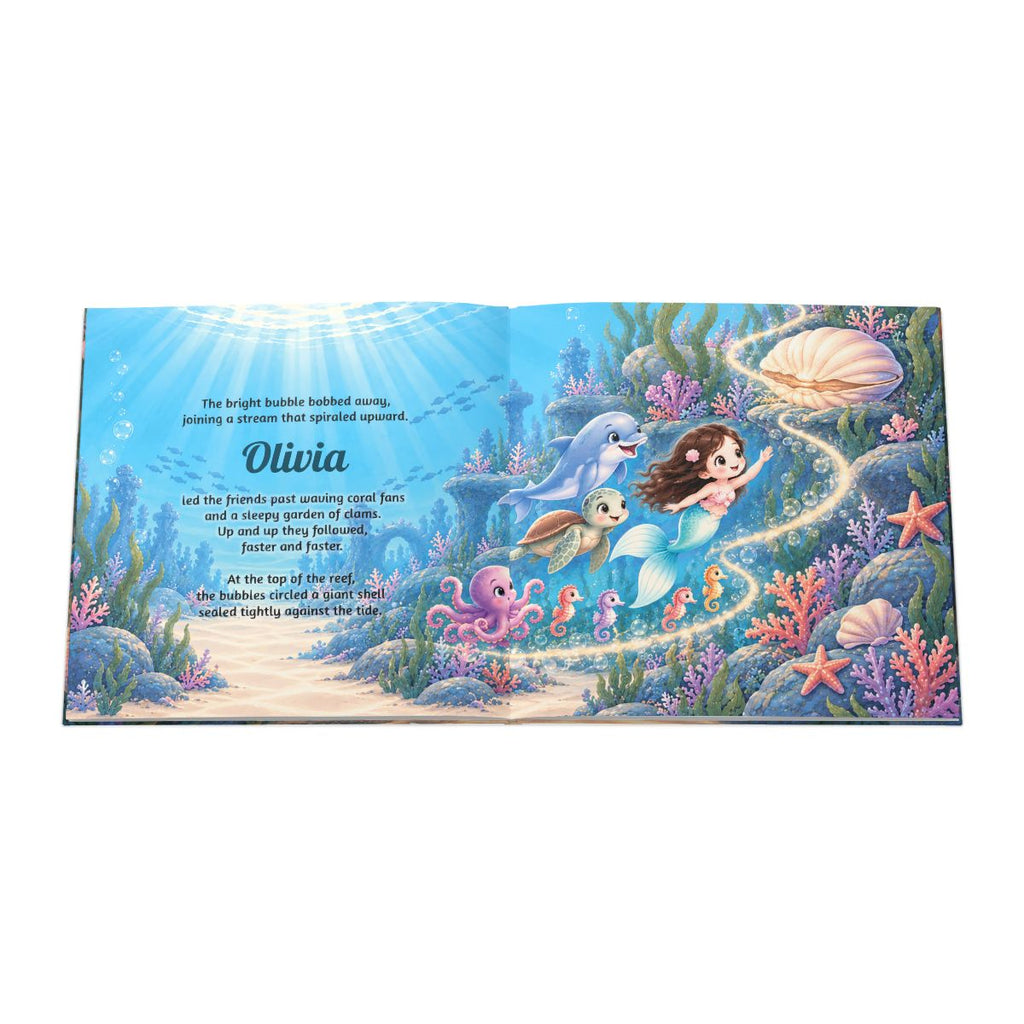 Personalized Mermaid Birthday Book